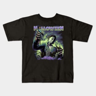 Halloween Graveyard revised Kids T-Shirt